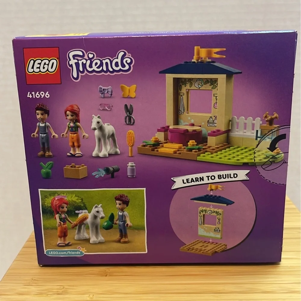 LEGO Friends Pony-Washing Stable 60 pcs 41696 NEW - Picture 2 of 5